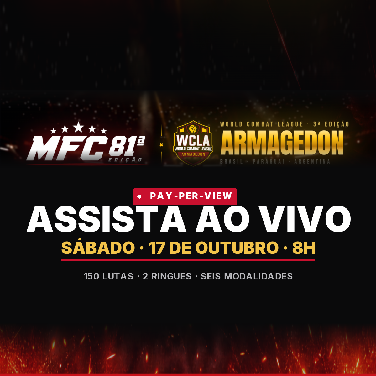 Transmissão ao vivo — MFC 81 · WCLA Armagedon